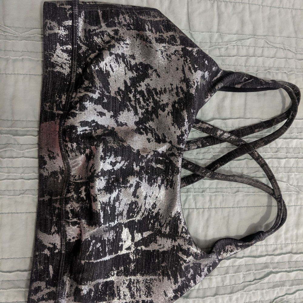 Lululemon energy bra foil